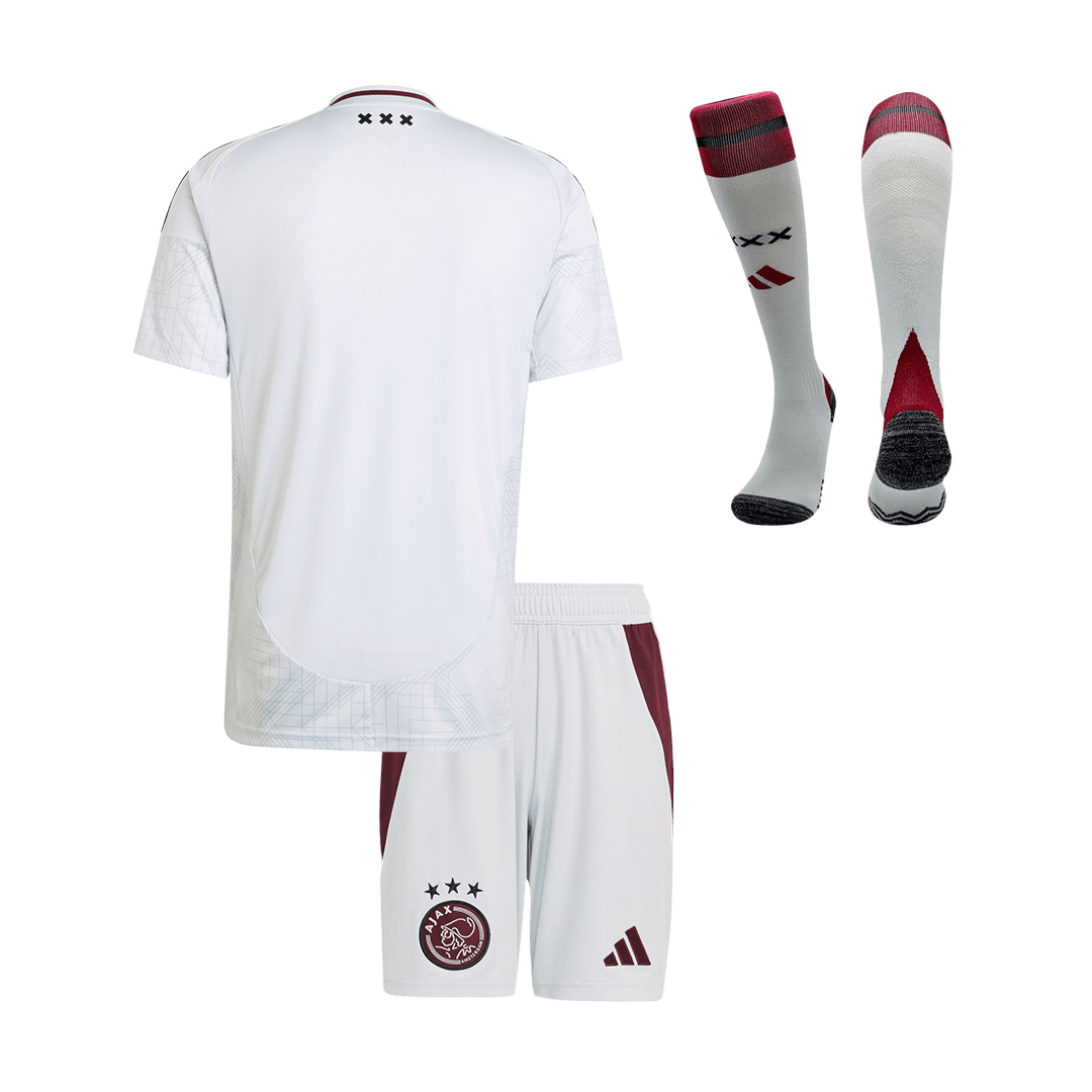 Kid's Ajax Third Away Soccer Jersey Kit(Jersey+Shorts+Socks) 2024/25 Top Voetbalshirts Shop