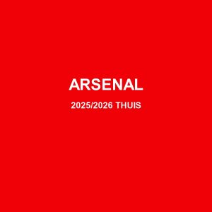 Arsenal Seizoen 2025/2026 t-shirt thuis - officiële productfoto volgt