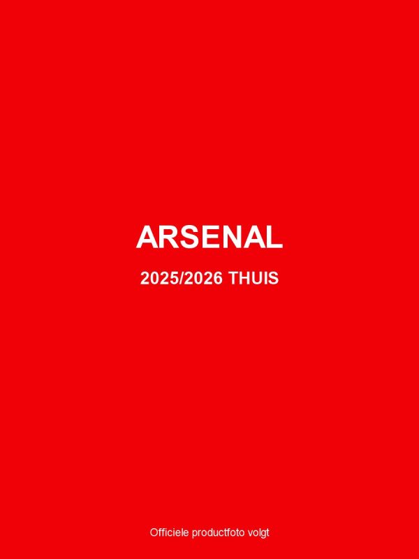 Arsenal Seizoen 2025/2026 t-shirt thuis - officiële productfoto volgt