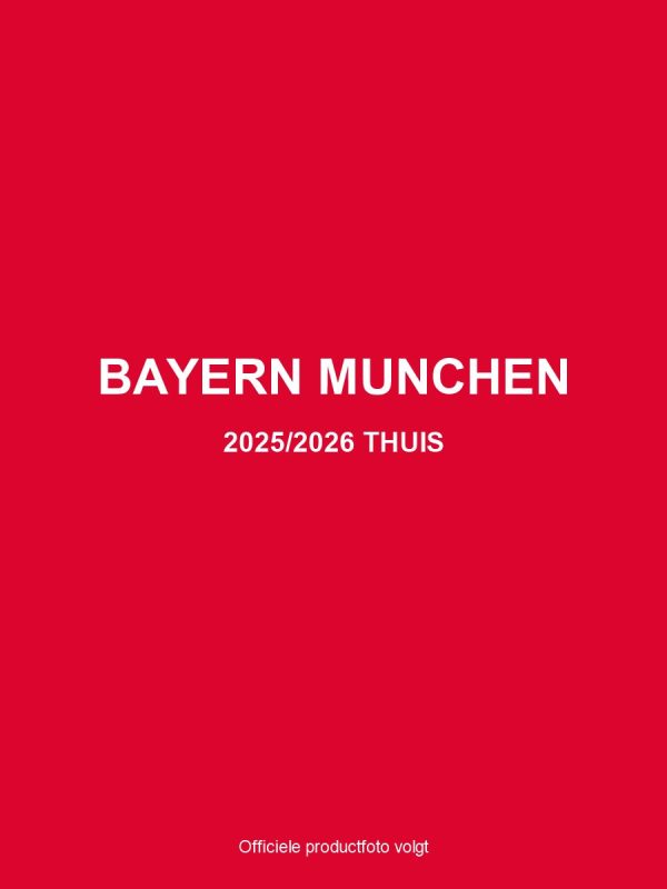 Bayern München Seizoen 2025/2026 t-shirt thuis - officiële productfoto volgt