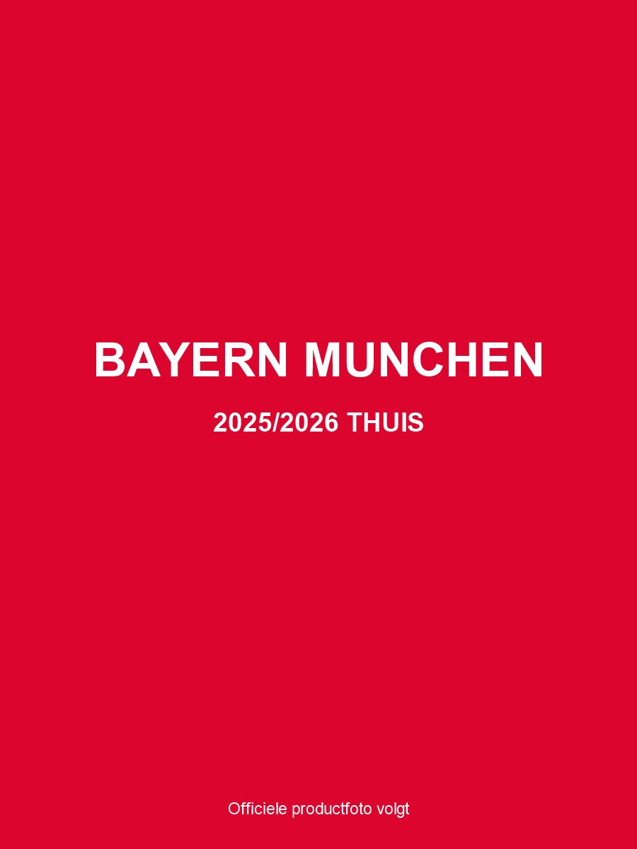 Bayern München Seizoen 2025/2026 t-shirt thuis - officiële productfoto volgt