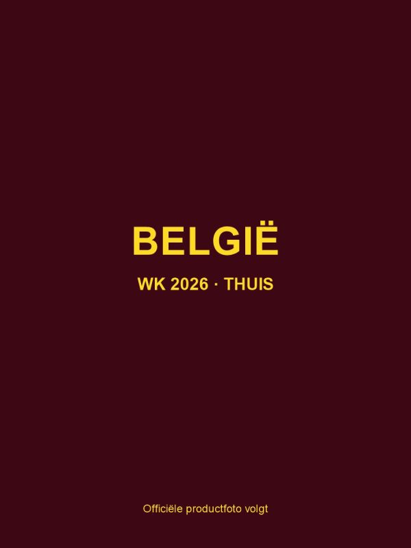 België WK 2026 thuisshirt - officiële productfoto volgt