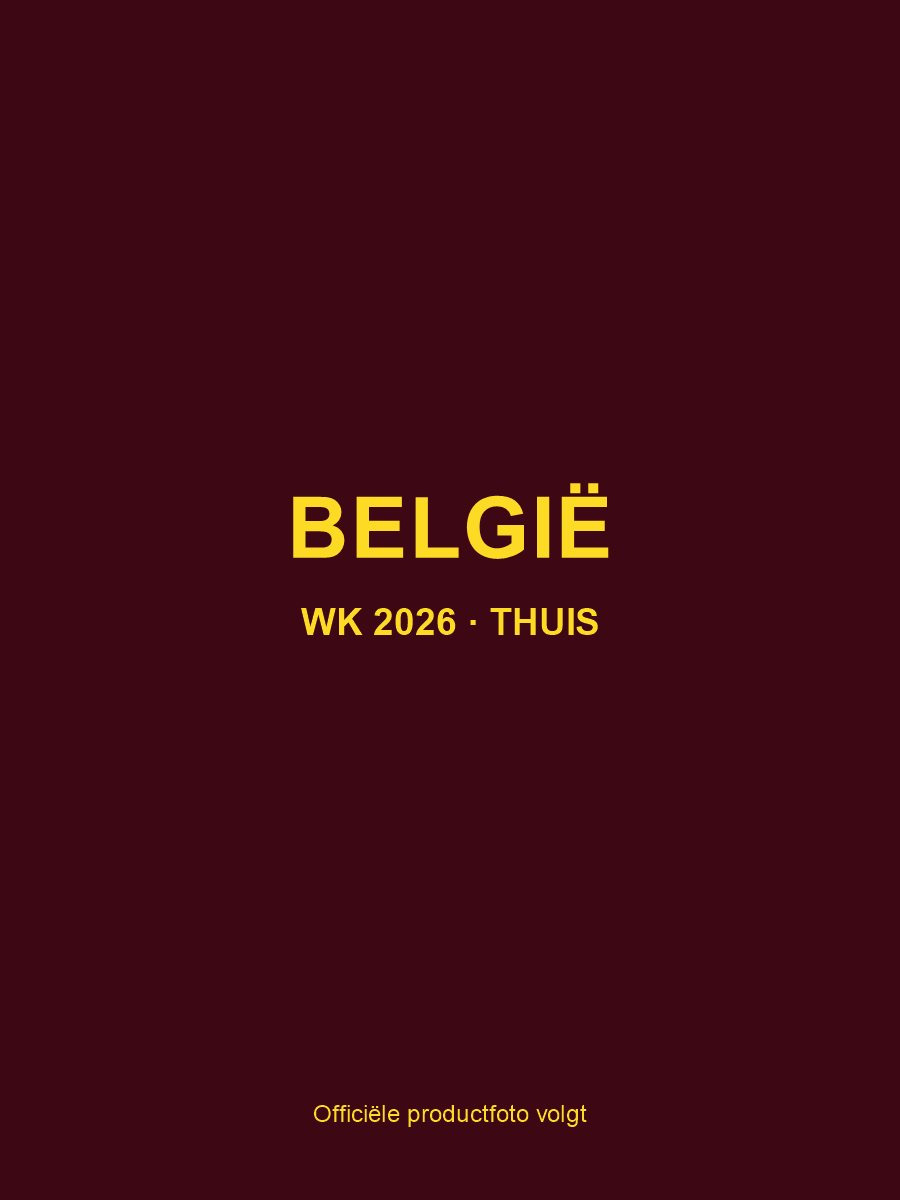 België WK 2026 thuisshirt - officiële productfoto volgt