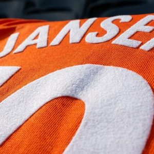 Nederlands elftal 2026 thuisshirt - achterzijde met officiële bedrukking
