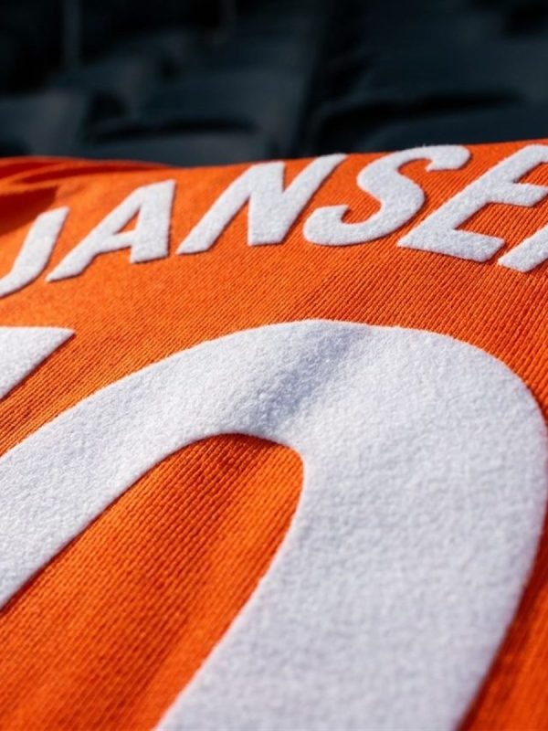 Nederlands elftal 2026 thuisshirt - achterzijde met officiële bedrukking
