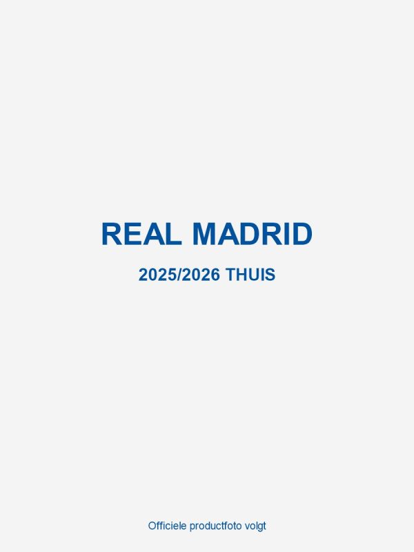 Real Madrid Seizoen 2025/2026 t-shirt thuis - officiële productfoto volgt